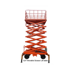 Hydraulic lift trolley aerial work platform price manlift scissor lift